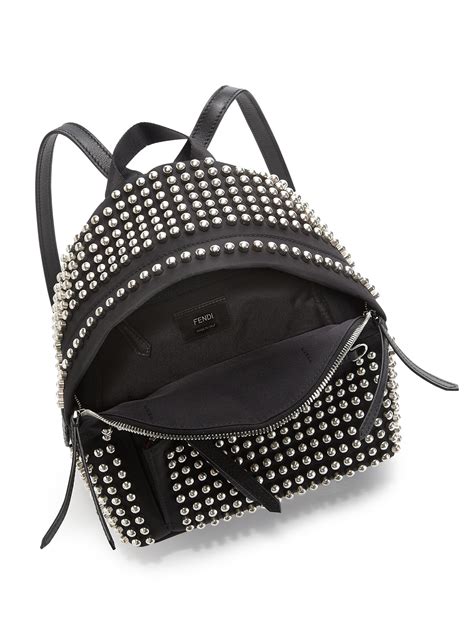 fendi studded backpack|fendi backpack purse.